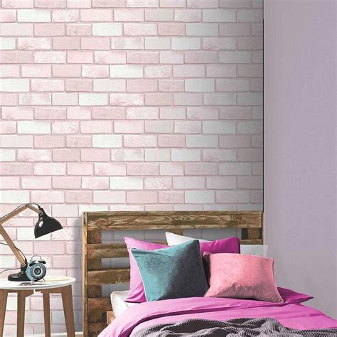 Diamond Pink Brick By Arthouse 260005 Lancashire Hd Phone Wallpaper