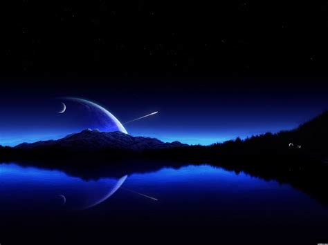Beautiful Moon Wallpaper Bing Night Sky Wallpaper