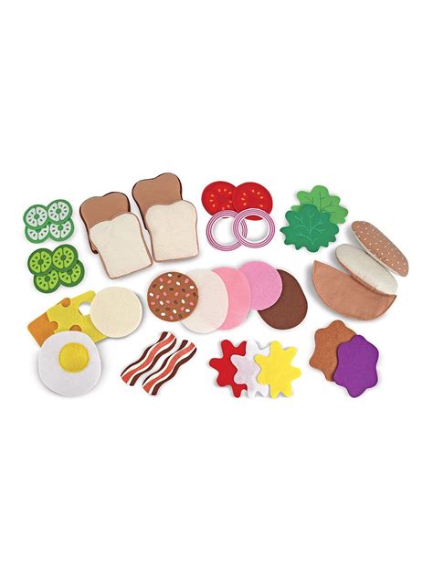 Melissa And Doug Felt Food Sandwich Set Felt Food Felt Play Food Play