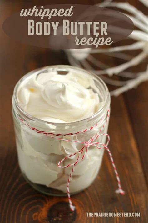 Whipped Body Butter Recipe Using Simple Natural Ingredients • The
