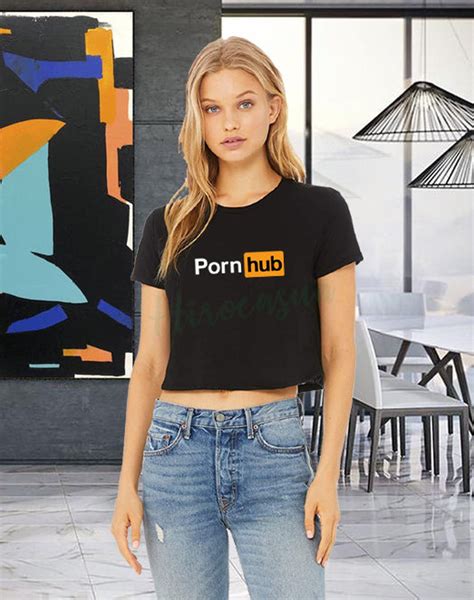 Porn Hub Inspired Love T Shirt Erotic Sexual Crop Top Graphic Etsy
