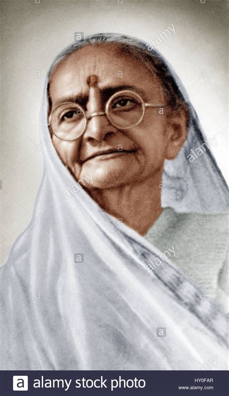 Download This Stock Image Mahatma Gandhi Wife Kasturba Gandhi India Asia 1942 Hy0far From