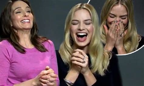 Margot Robbie Left Blushing After She And Tina Fey Turn The Tables On