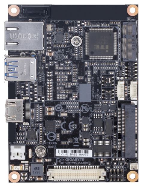 Ga Pico3350 Is Gigabytes Smallest Motherboard To Date Embedded Cpu