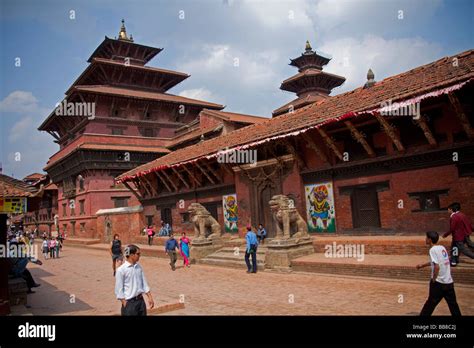 Bhaktapur In Nepals Kathmandu Valley Stock Photo Alamy