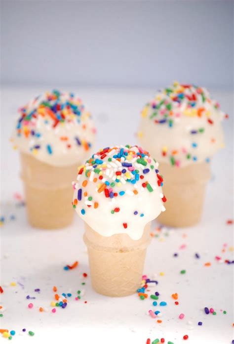 These Mini Ice Cream Cone Cake Pops Can Be Made In Minutes Using A Genius Cake Pop Trick