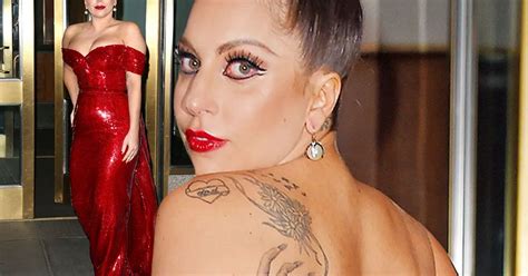 Lady Gaga Shows Off Serious Curves And Cleavage In Passionate Red