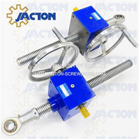 Quality Hand Operated Screw Jack With Handle Or Crank Hand Wheel Screw