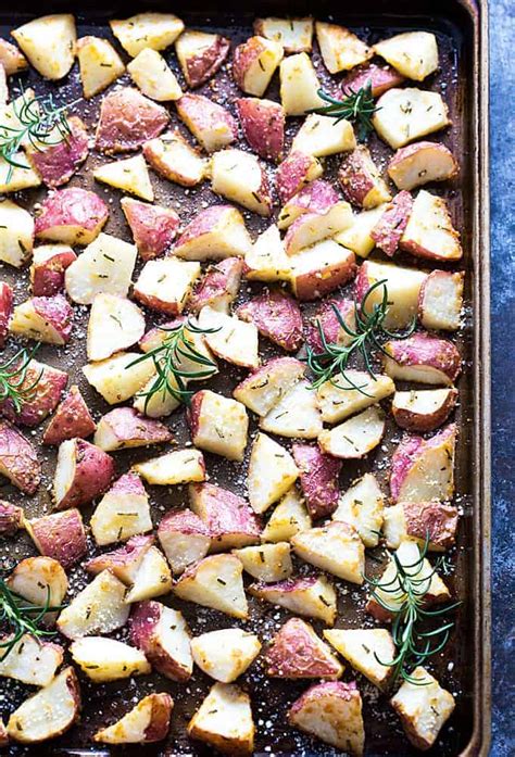 Roasted Parmesan Rosemary Red Potatoes The Blond Cook