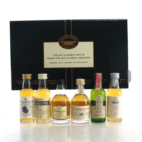 Classic Malts Miniature T Set 6 X 5cl Whisky Auctioneer