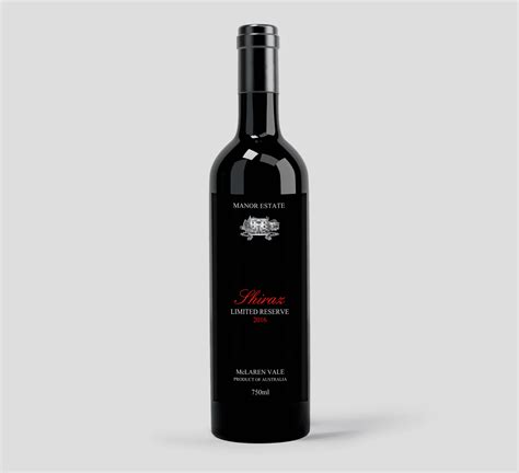 Buy 2016 Shiraz Limited Reserve Wines Online Manor Estate Wines