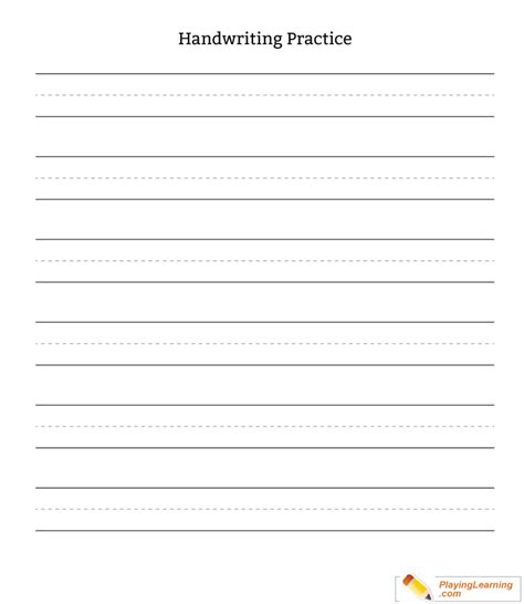 Cursive Handwriting Practice Blank Worksheet Free Cursive Handwriting
