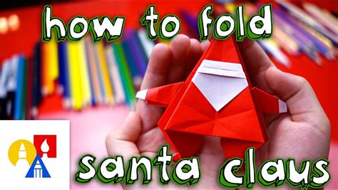 How To Fold An Origami Santa Claus Youtube
