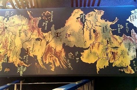 Game Of Thrones Hand Painted Westeros Table Game Of Thrones Party