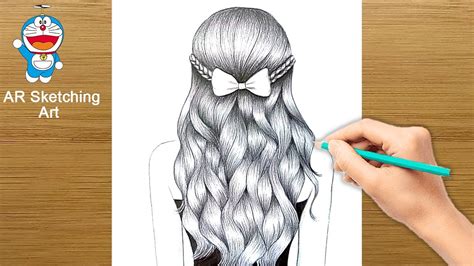 How To Draw A Girl With Wavy Hair