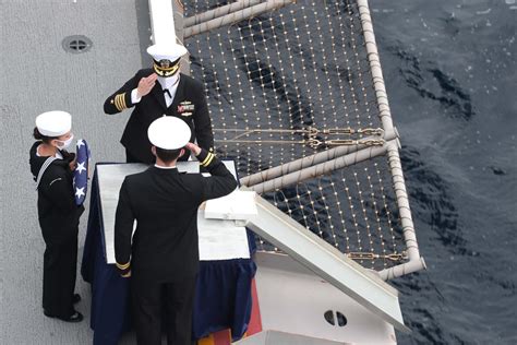 Dvids News Sailor Honors Father A Navy Chaplain With Burial At Sea