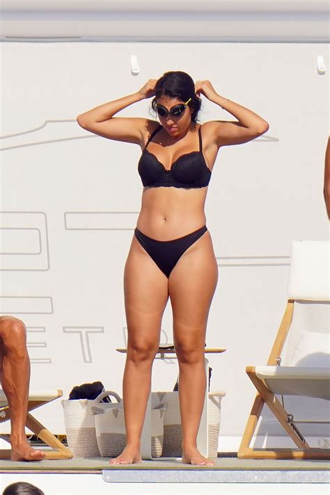 Georgina Rodriguez In Bikini At A Yacht In France 08132020 Hawtcelebs
