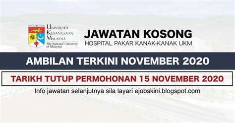 Cara memohon melalui laman myspp permohonan jawatan hendaklah dibuat melalui laman web myspp melalui pautan dibawah. Jawatan Kosong UKM November 2020