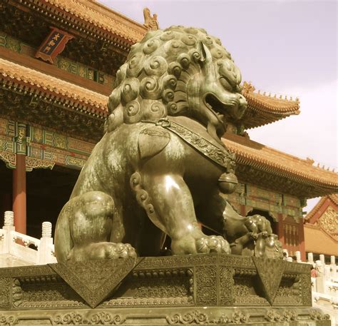 Forbidden City Forbidden City Lion Sculpture Statue