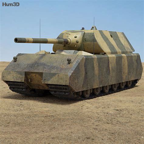 Panzer Viii Maus 3d Model Military On Hum3d