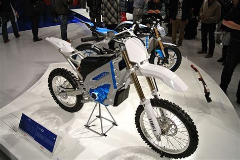 Electric bikes are here defined as all motorcyles with electric. File:Yamaha Electric Motorcycle.JPG - Wikimedia Commons