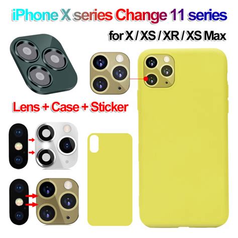 Seconds Change Fake Camera Lens For Iphone X Xs Max To Iphone 11 Pro