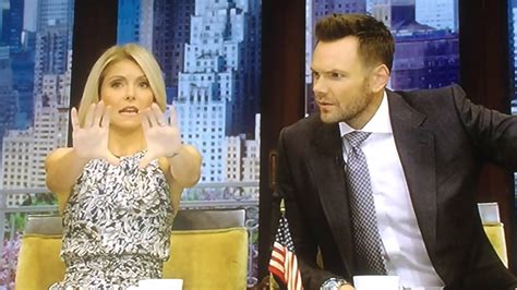 Kelly Ripa Jokes About Being Walked On With Joel Mchale Strahan Abc