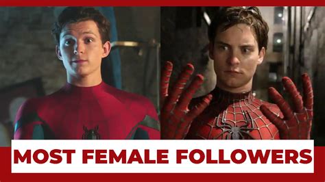 Tom Holland Or Tobey Maguire Which Spiderman Has Most Female Followers