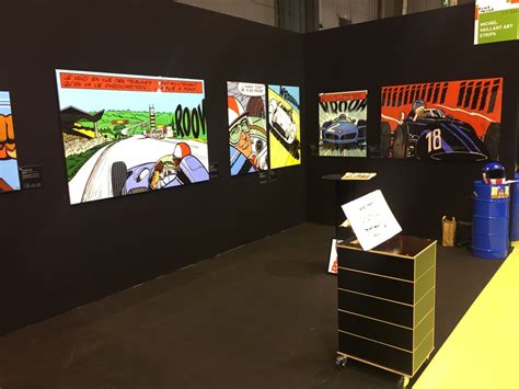 Michel Vaillant Art Strips Exposition Retromobile 2017 4 Michel