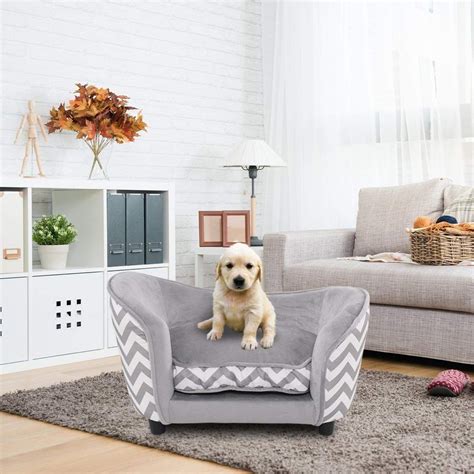 Large Dog Bed Wooden Frame Comfort Elevated Pet