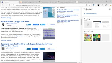 Collections In Microsoft Edge Is An Easy Way To Store Web Content Riset