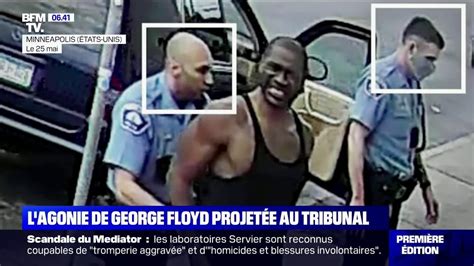 Mort de George Floyd la vidéo de son agonie projetée au tribunal