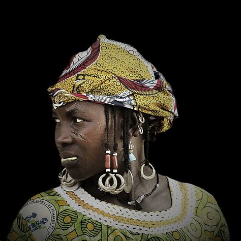 Woman Peul From Oursi Market Burkina Faso Tribal Women Black