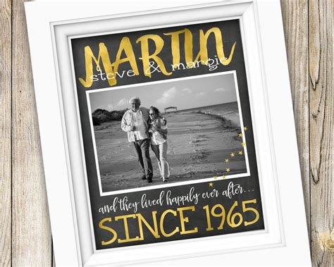 The clock can have the number 25 printed in bold. 50th Anniversary Gift For Parents ~ Printable Anniversary ...