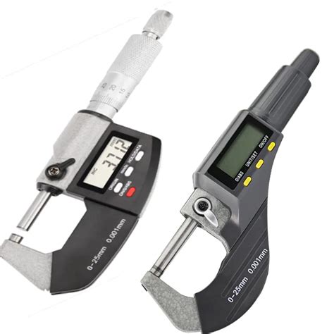 High Quality 0 25mm Micron Digital Outside Micrometer Electronic