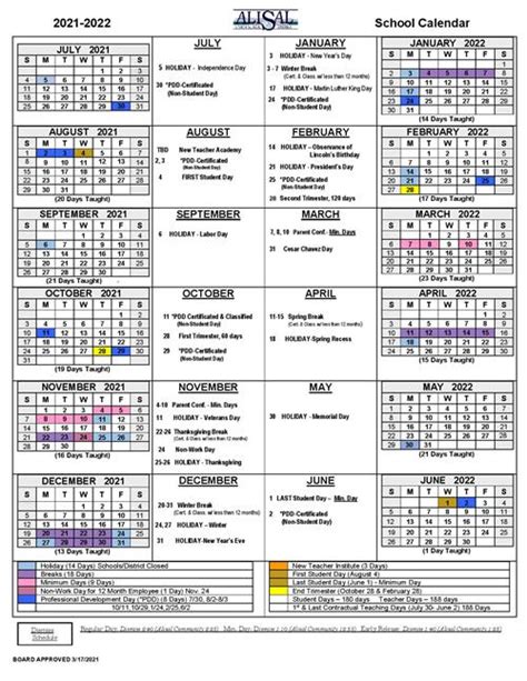 District School Year Calendar District School Year Calendar