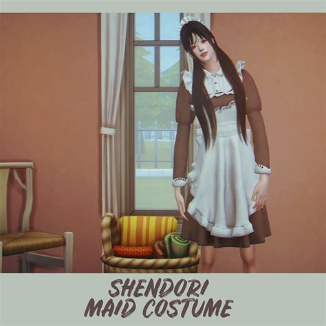 Shendori Maid Costume ᐛ Full Body ᐛ New Mesh ᐛ All Lod ᐛ