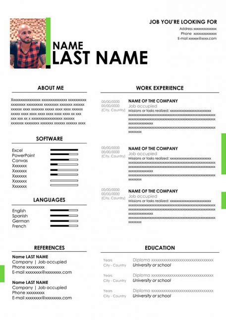 Over 50 free resume templates in word. Free CV Template to Fill Out in Word Format | CVs Downloads