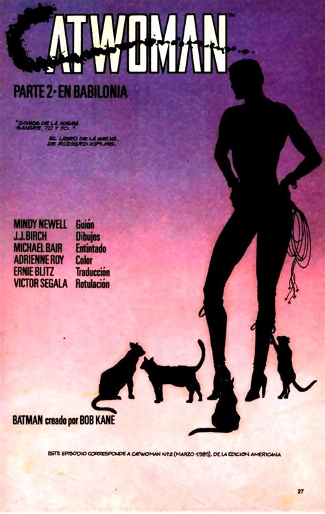 Sweet Tooth Circus Catwoman Year Onegatubela Año Uno Comic Español