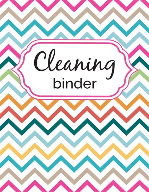 Cleaning Binder Free Printables Sarah Titus