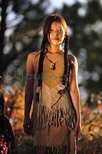 Sioux Tribe Women Young Native Indian Girl Crow Creek Sioux Tribe
