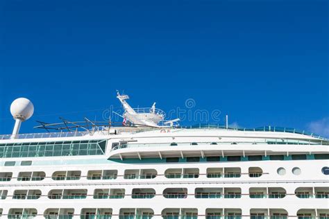 Verandas On Upper Decks Of Cruise Ship Stock Image Image Of Luxury