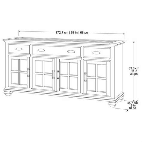 Wesley 68 Accent Console P0113 Pike And Main Tfc