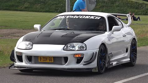 Toyota Supra Mk4 Single Turbo 950hp 2 Step Anti Lag And Exhaust Sounds