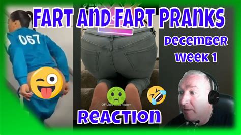 reaction funny farts and fart pranks december 2021 week 1 compilation try not to laugh tiktok