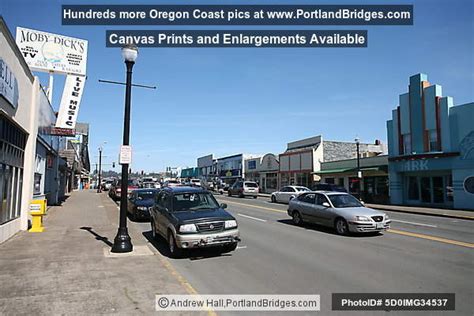 Downtown Newport Oregon Highway 101 Photo 5d0img34537