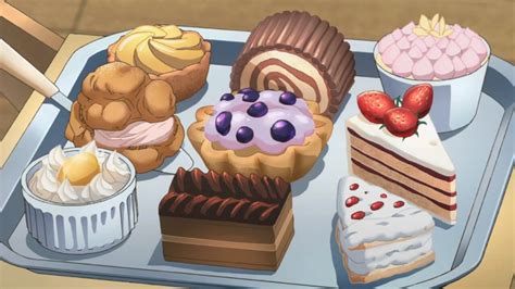 Pin By Myst On Anime Dessert Food Desserts Anime Cake