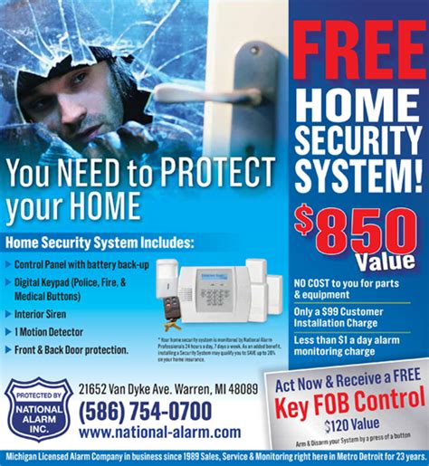 Home Security System Advertisement The Y Guide