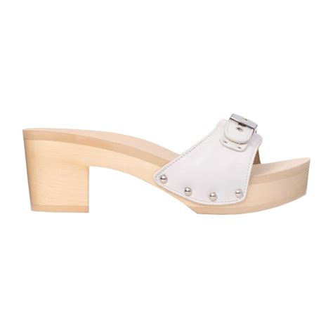 Woman Scholl Clog Pescura Ibiza White Schollsshop