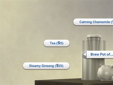 Plain Tea By Plasticbox Sims 4 Mods